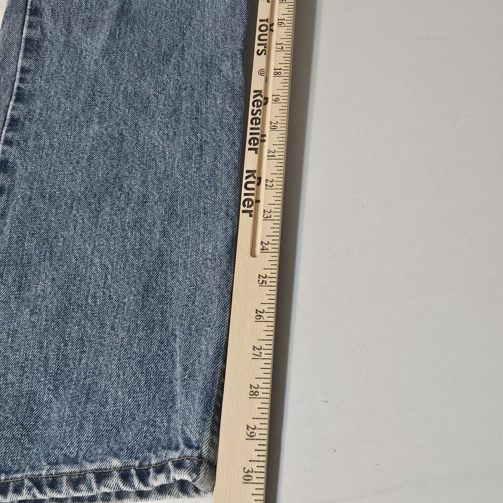 VTG Levis 505 Jeans Men's 34X30 Y2K Light Wash Denim MADE IN USA - Picture 10 of 13